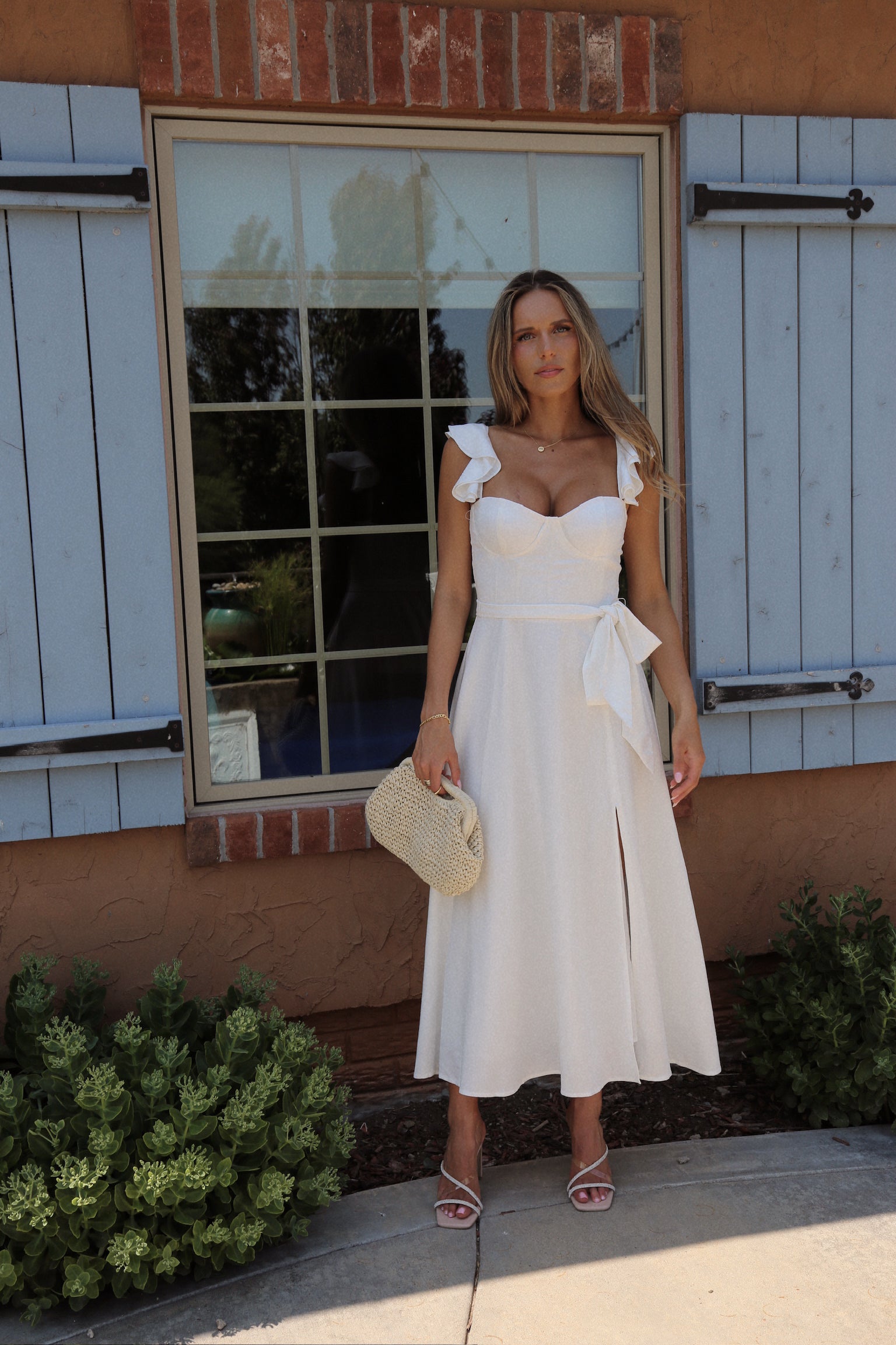 Inette Ivory Maxi Dress