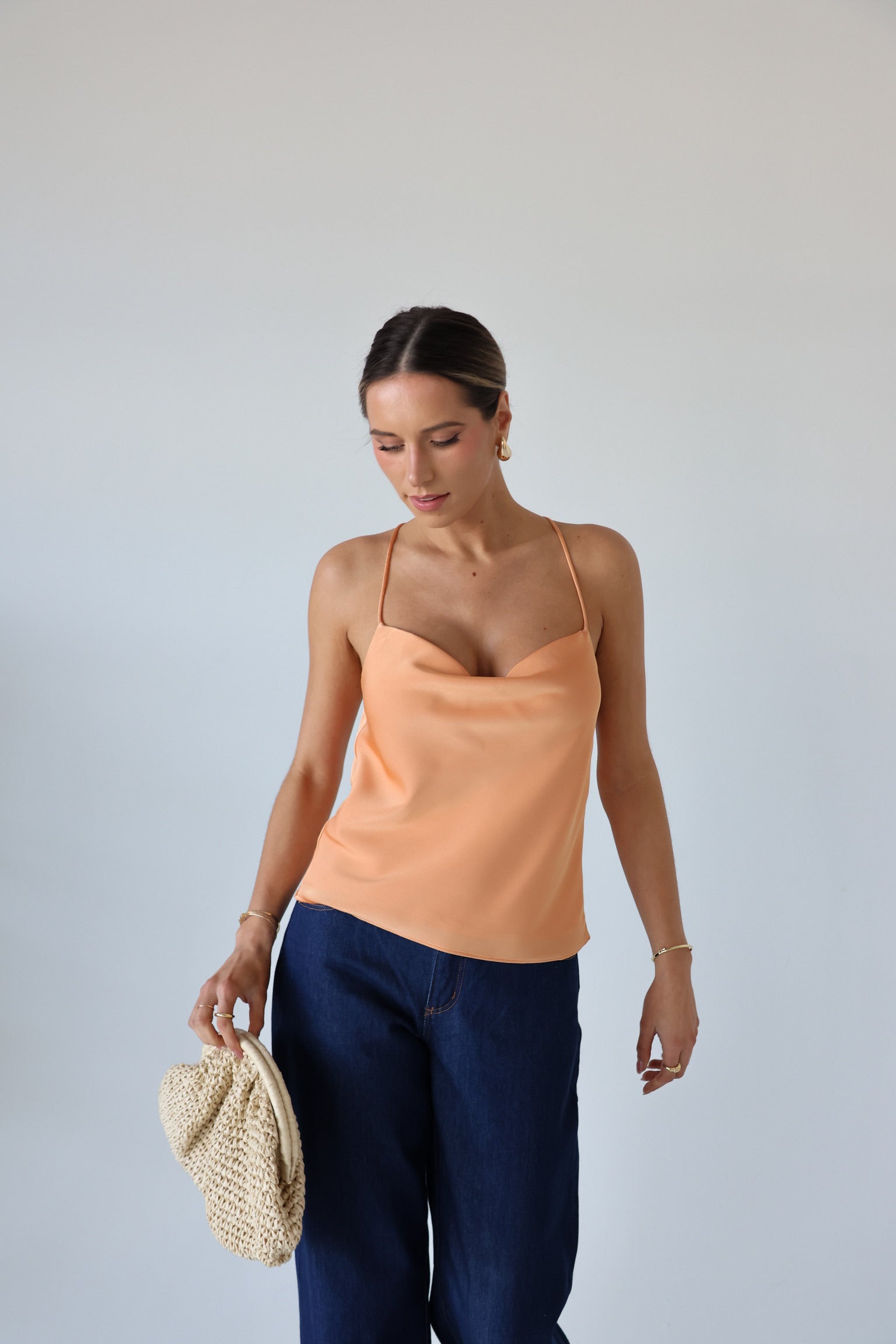 Sunset Glow Satin Cami