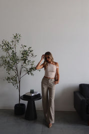 Jalynn Khaki Trousers