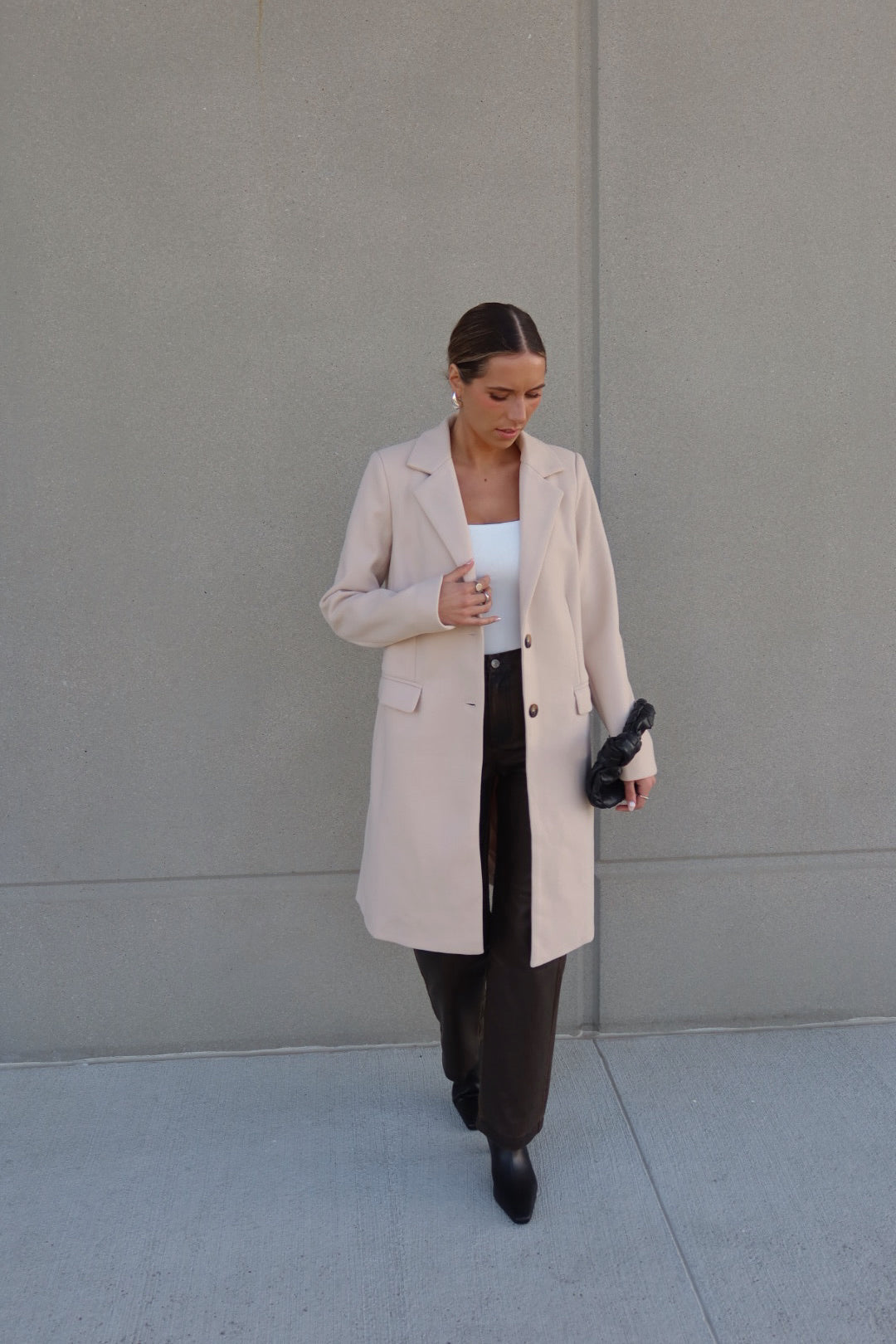 Danielle Beige Trench Coat