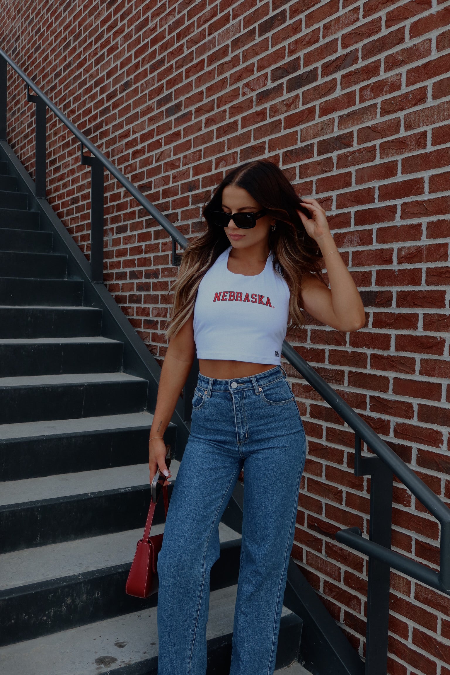 Nebraska Cornhuskers Tailgate Halter Top