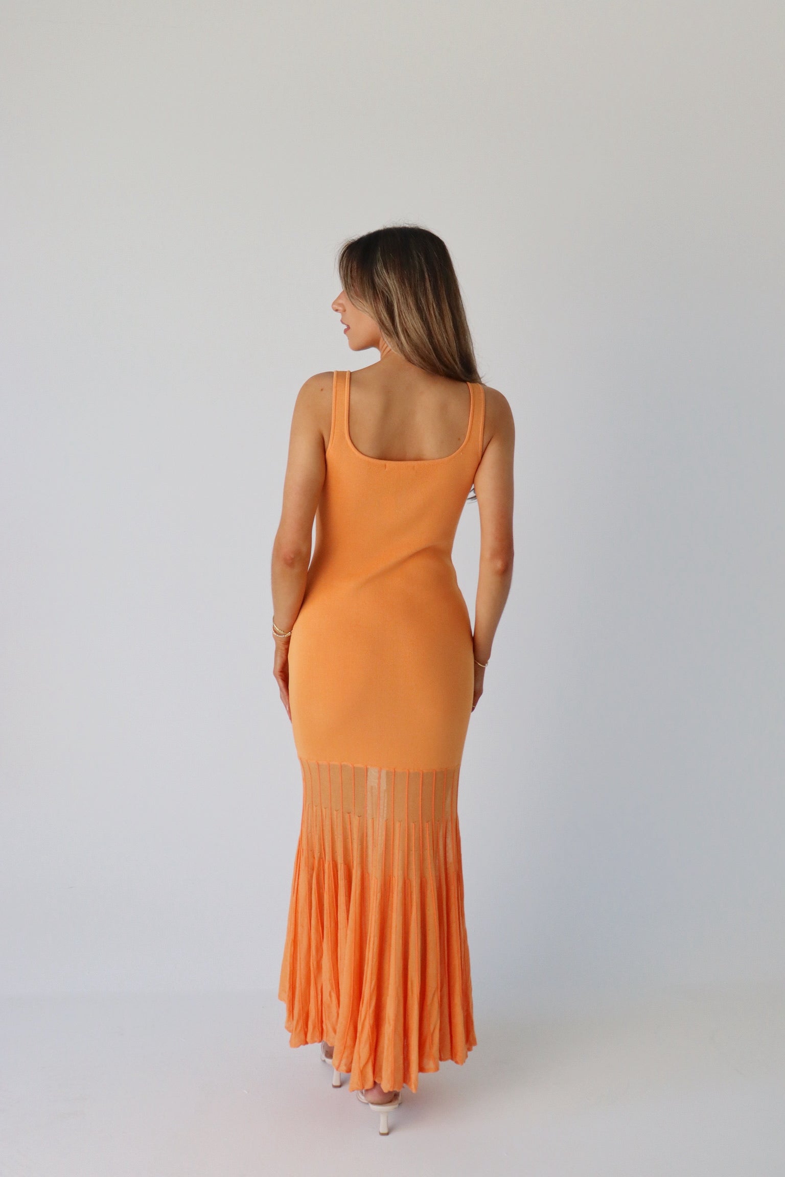 Kendall Maxi Dress in Orange