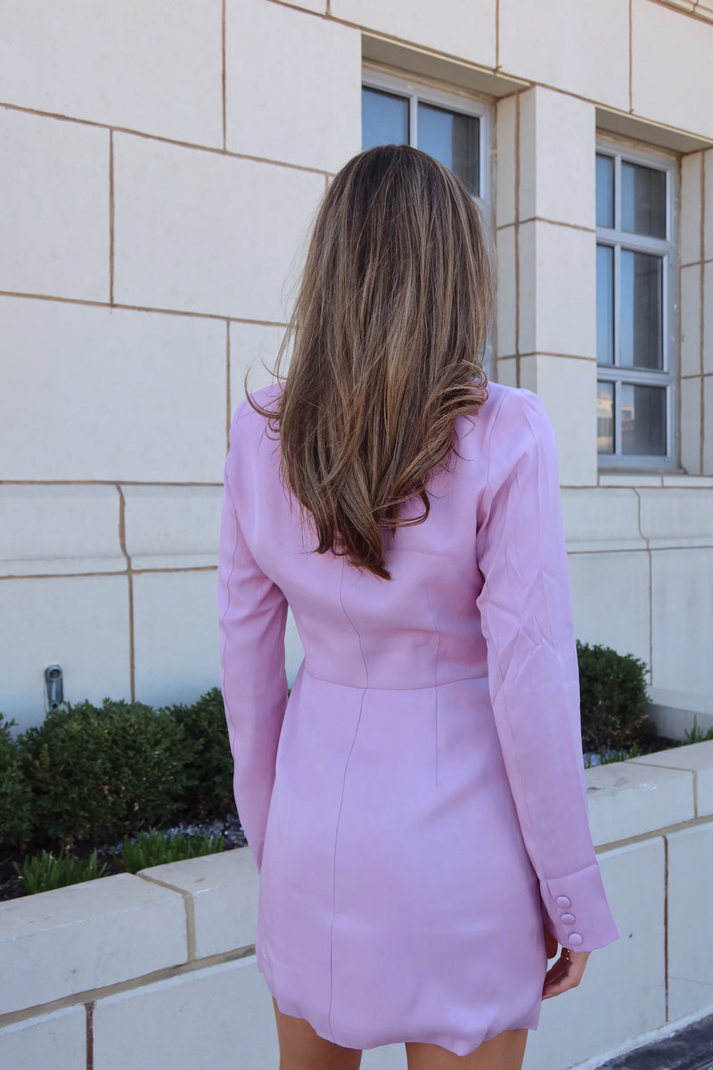Penelope Pink Blazer Dress