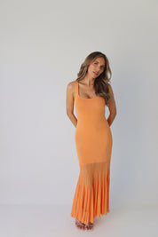 Kendall Maxi Dress in Orange