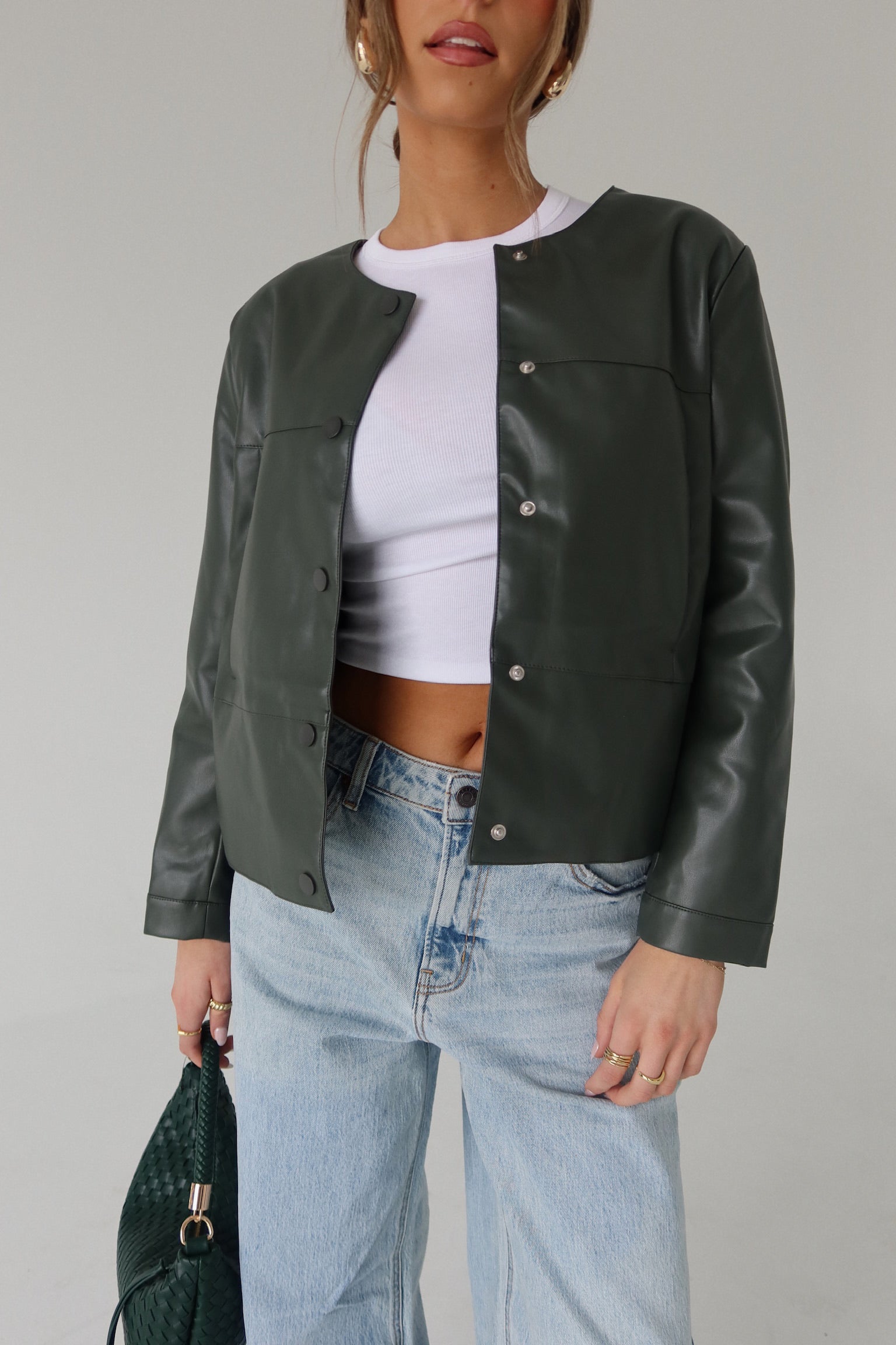 Lindzie Pleather Jacket