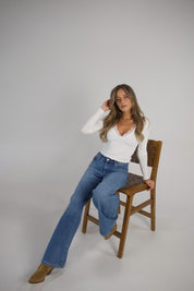 Paige Lace Trim Long Sleeve