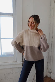 Candice Color-Block Sweater