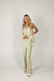 Sage Tailored Trousers
