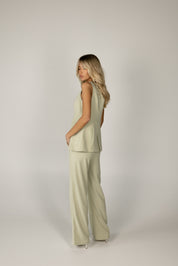 Sage Tailored Trousers