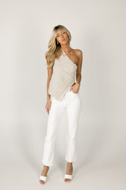 Taylor One Shoulder Asymmetrical Hem Top