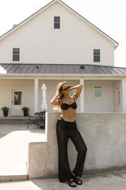 Nico Crochet Pant in Black