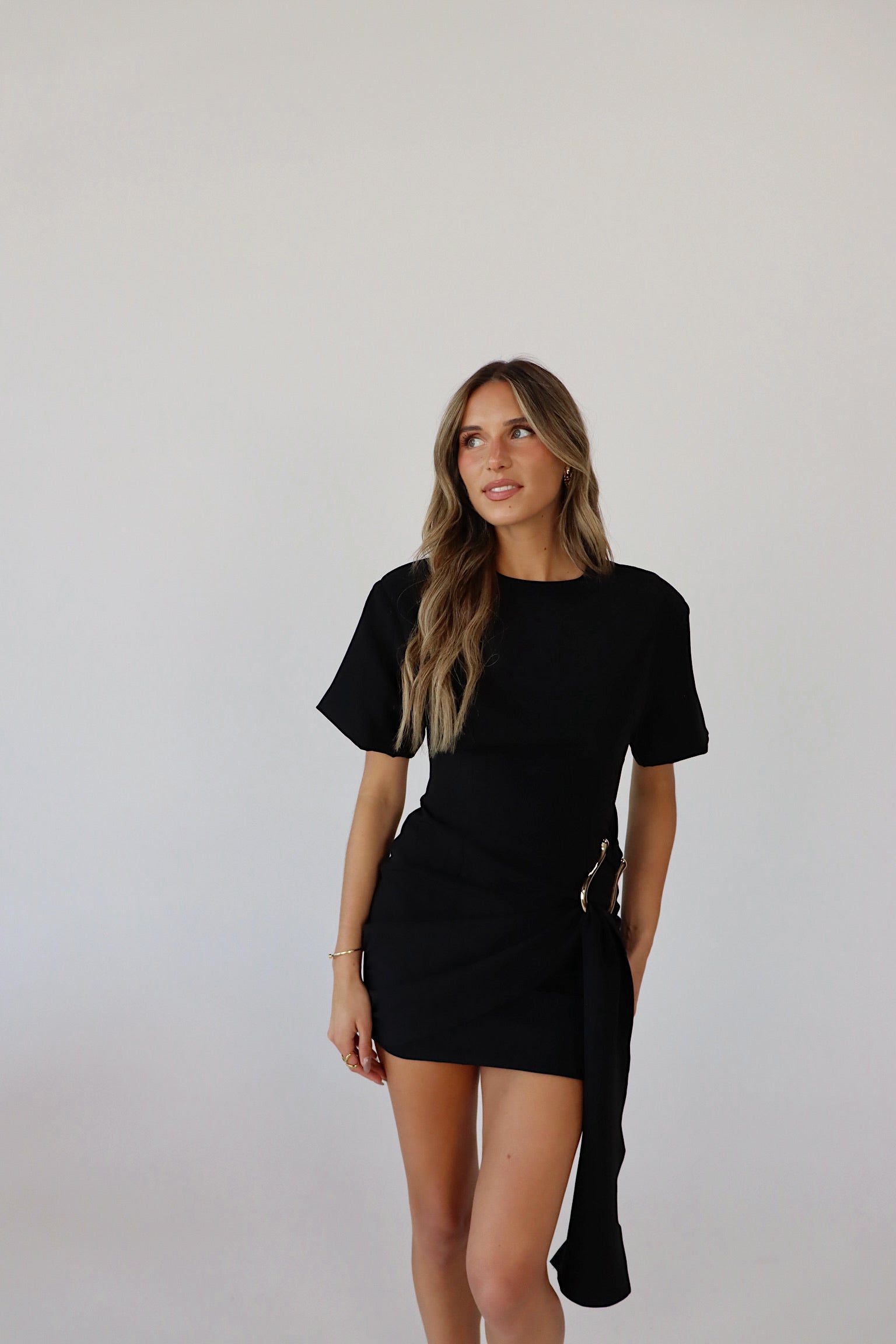 Vivianne Short Sleeve Mini Dress