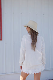 Alabama White Linen Skort