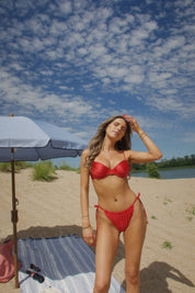 Red High Gloss Red Bikini