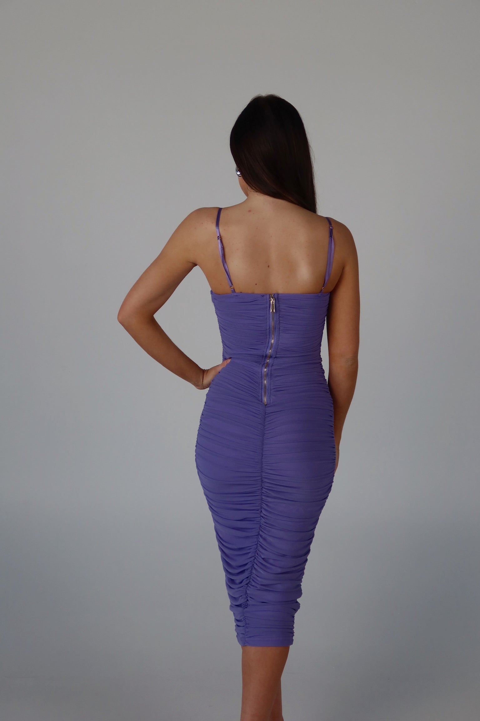 SALE :Chadley Lavender Midi Dress