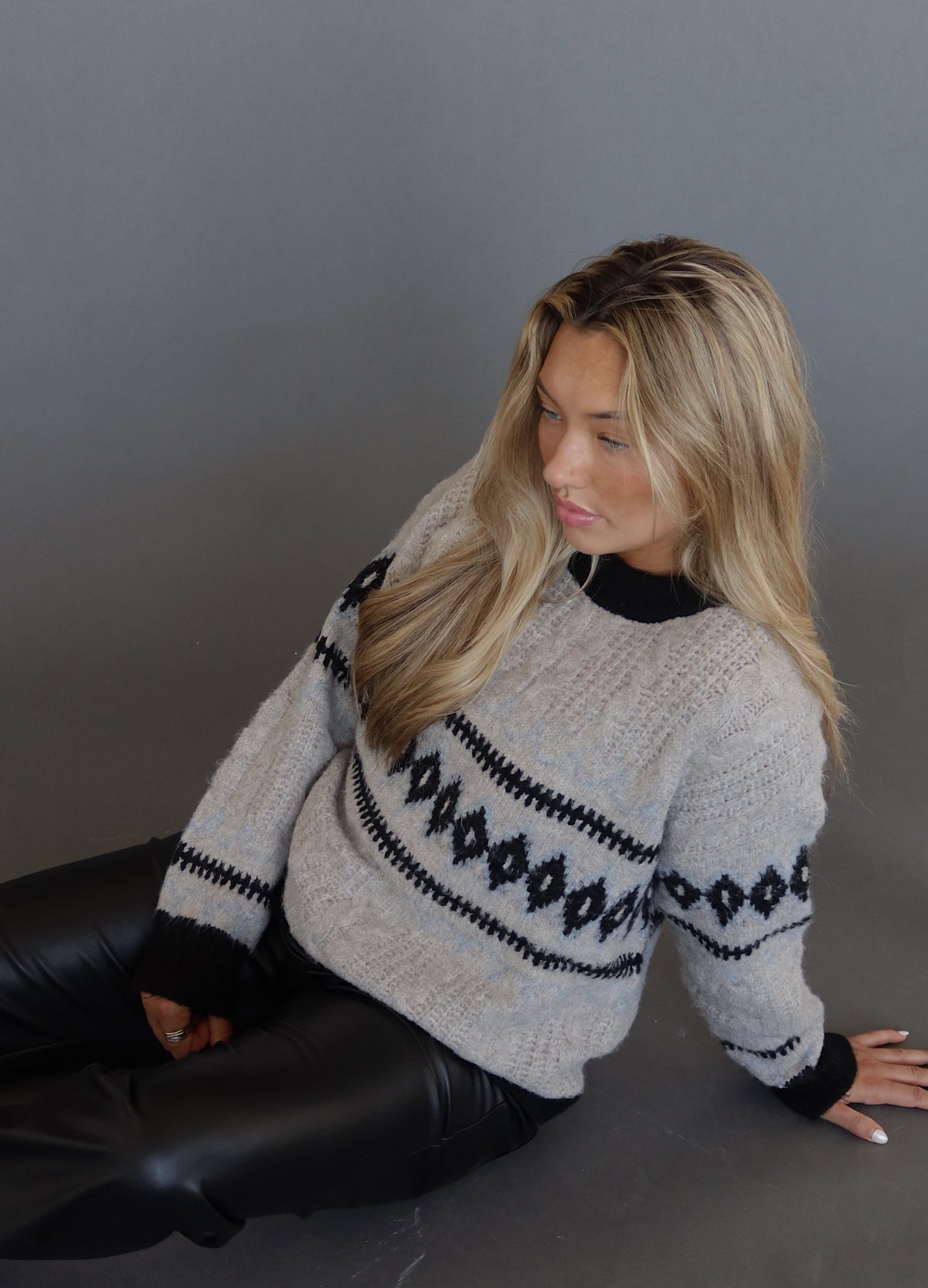 Maeva Cable Knit Sweater