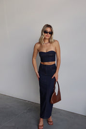 Justyn Denim Maxi Skirt