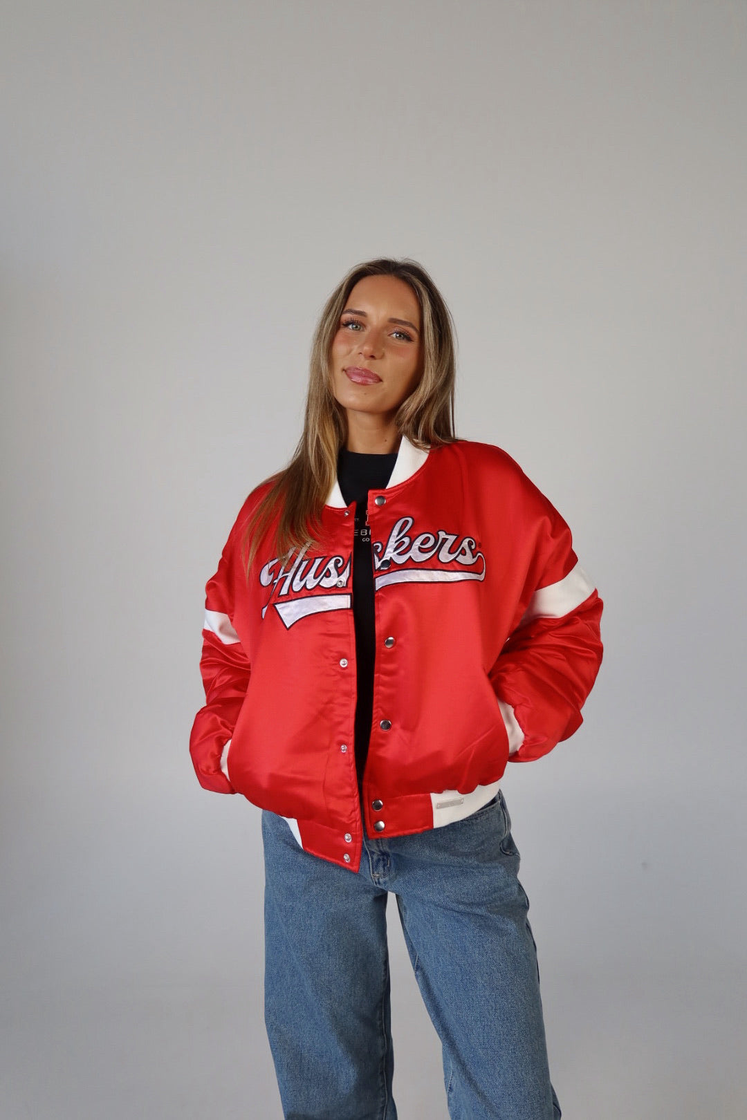 Huskers Varsity Bomber Jacket