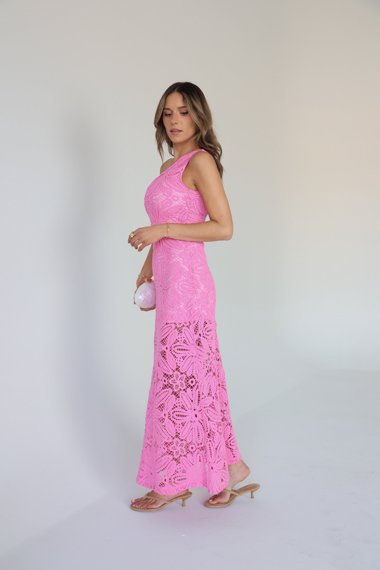 Collette Crochet Floral Maxi Dress
