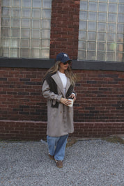 Ayla Herringbone Coat