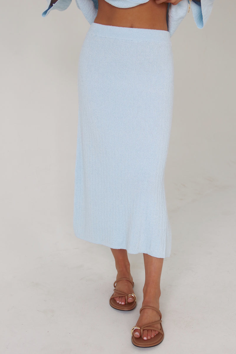 Easton Knit Top And Midi Skirt Set