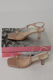 DOLCE VITA : Mylee Heel In Lt. Tan Leather