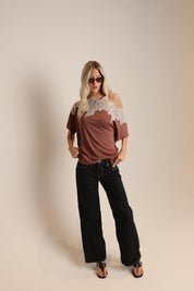 Phoebe Lace Off The Shouler Top