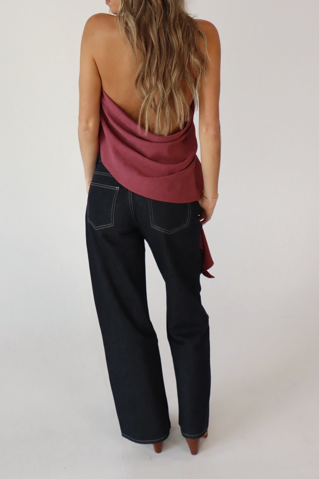 Lilah Suede Halter Top