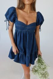 Denim Babydoll Dress