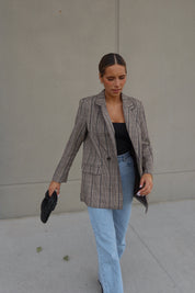 Peyton Plaid Blazer