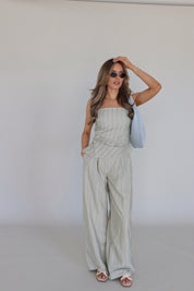 Delilah Pin Stripe Pant Set