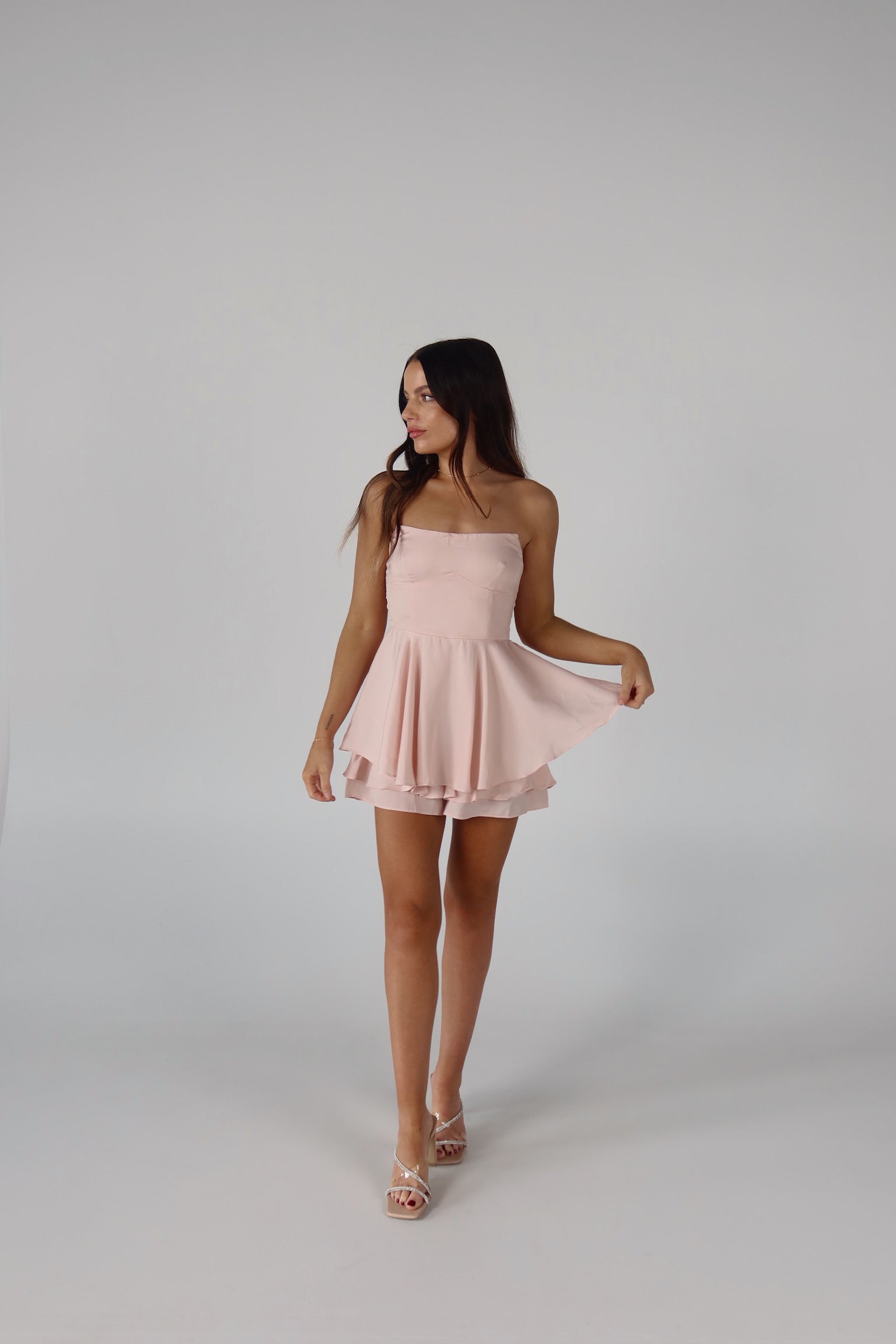 SALE :Shelby Baby Pink Romper