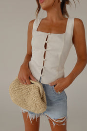 Astrid Button Up Tank