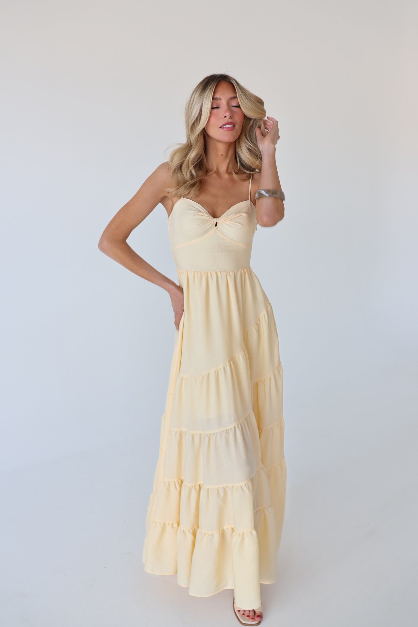 Billie Linen Maxi Dress