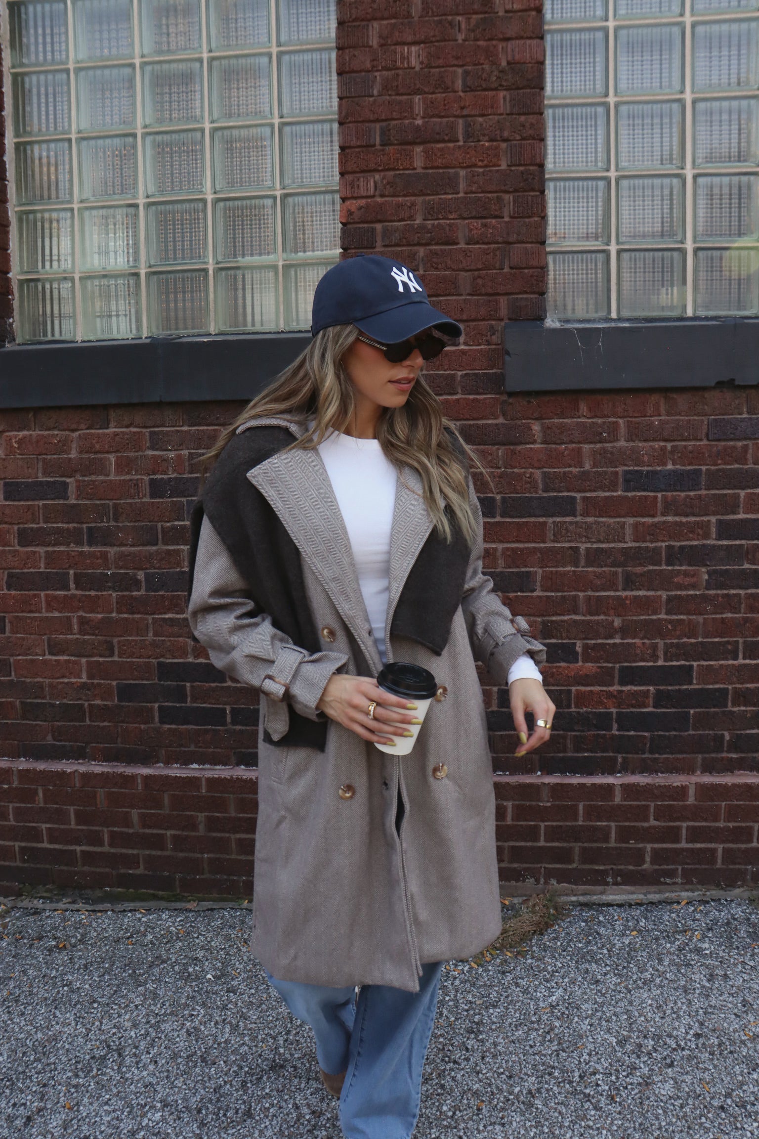 Ayla Herringbone Coat