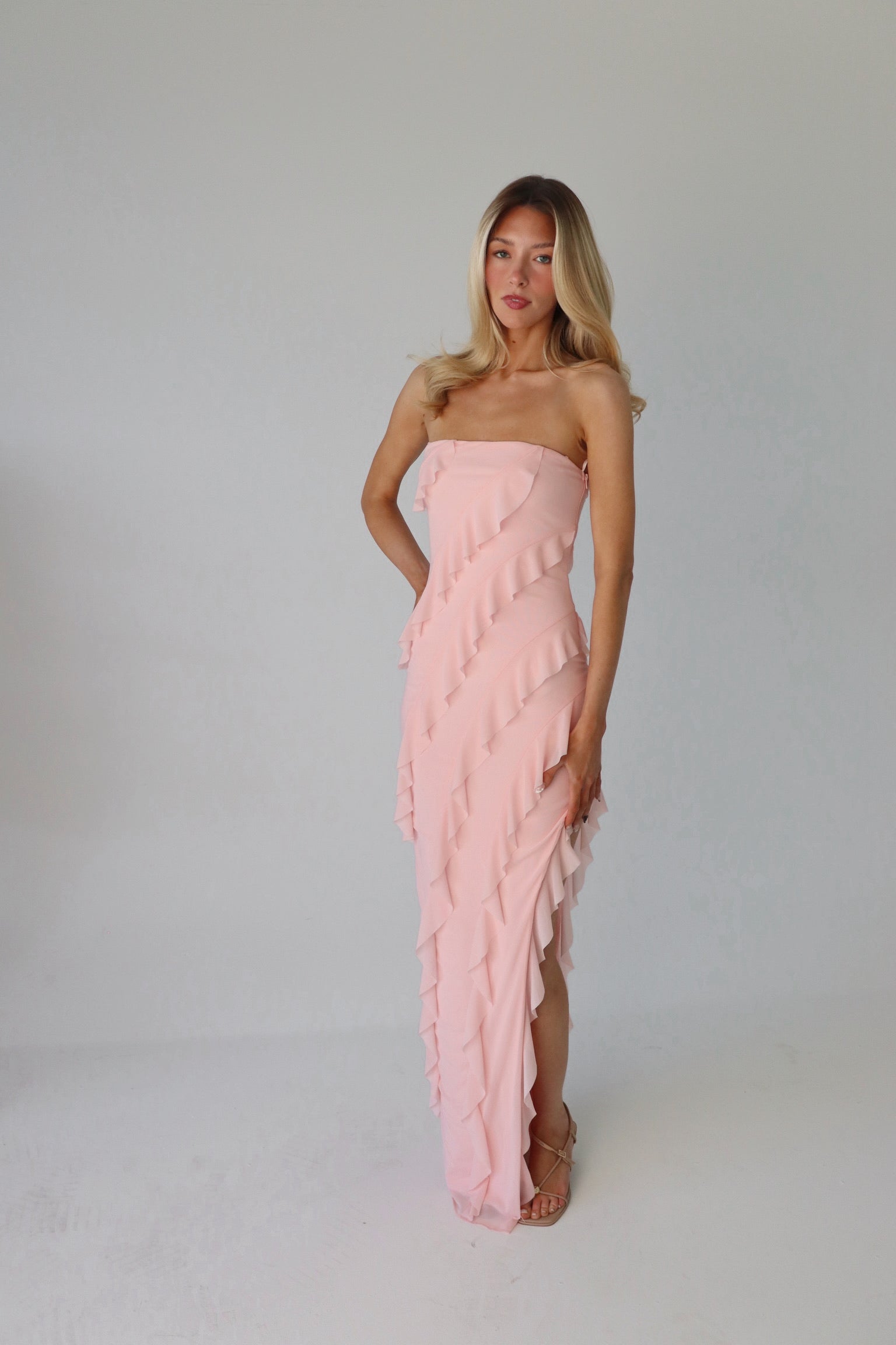 Ashlee Ruffle Maxi Dress