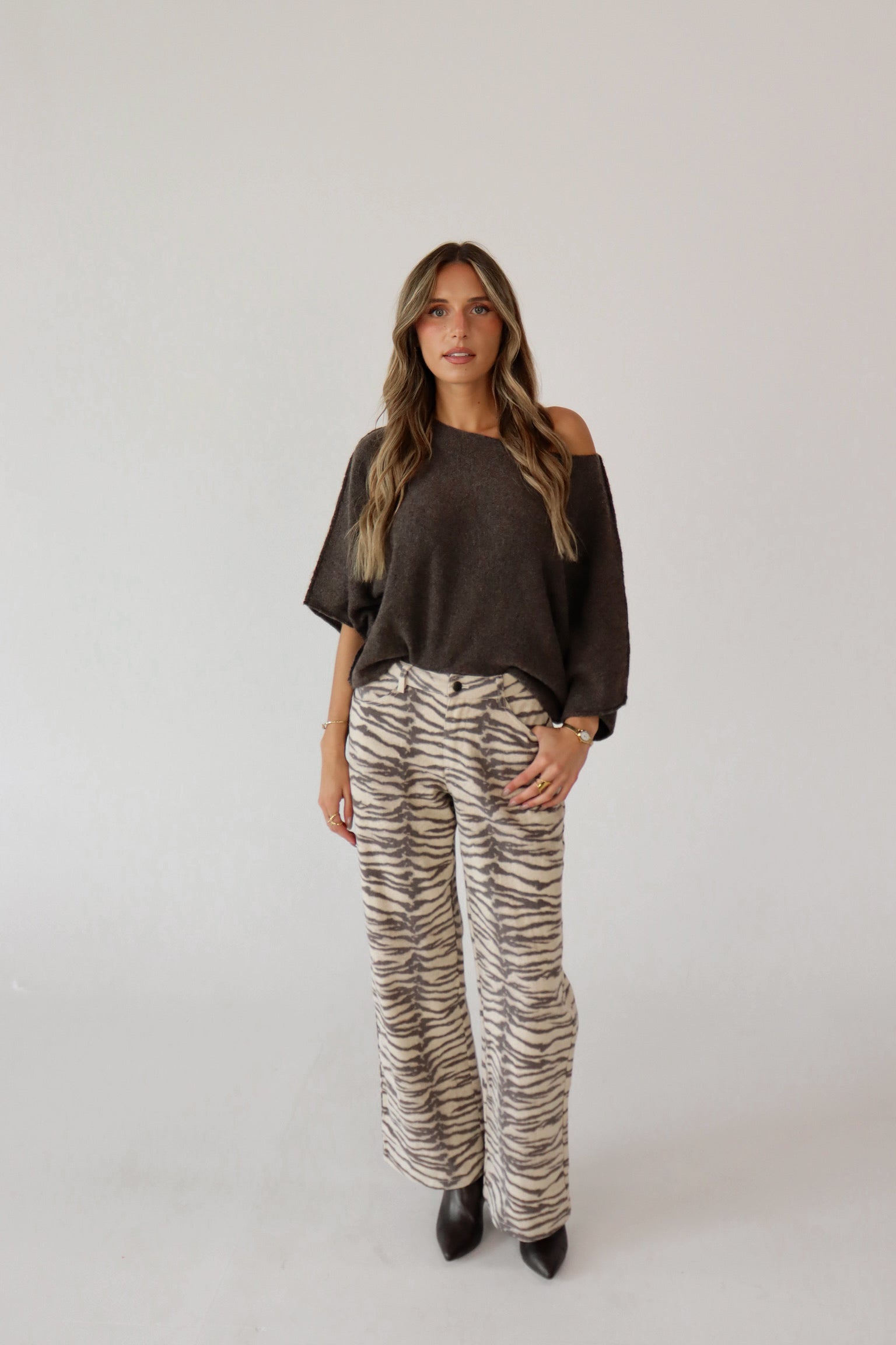 Malia One Shoulder Knit Top