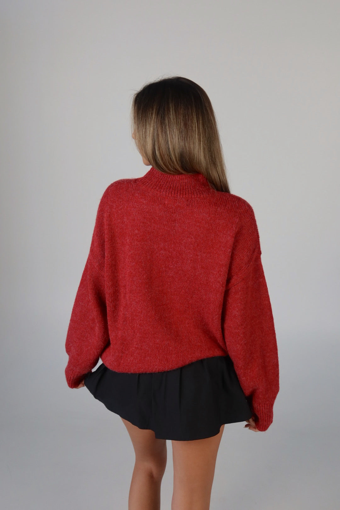 Nebraska Varsity Sweater In Red