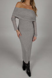 Eloise Fold Over Midi Dress