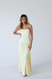 Sunshine Contrast Maxi Dress