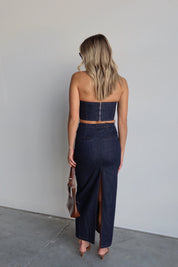 Justyn Denim Maxi Skirt