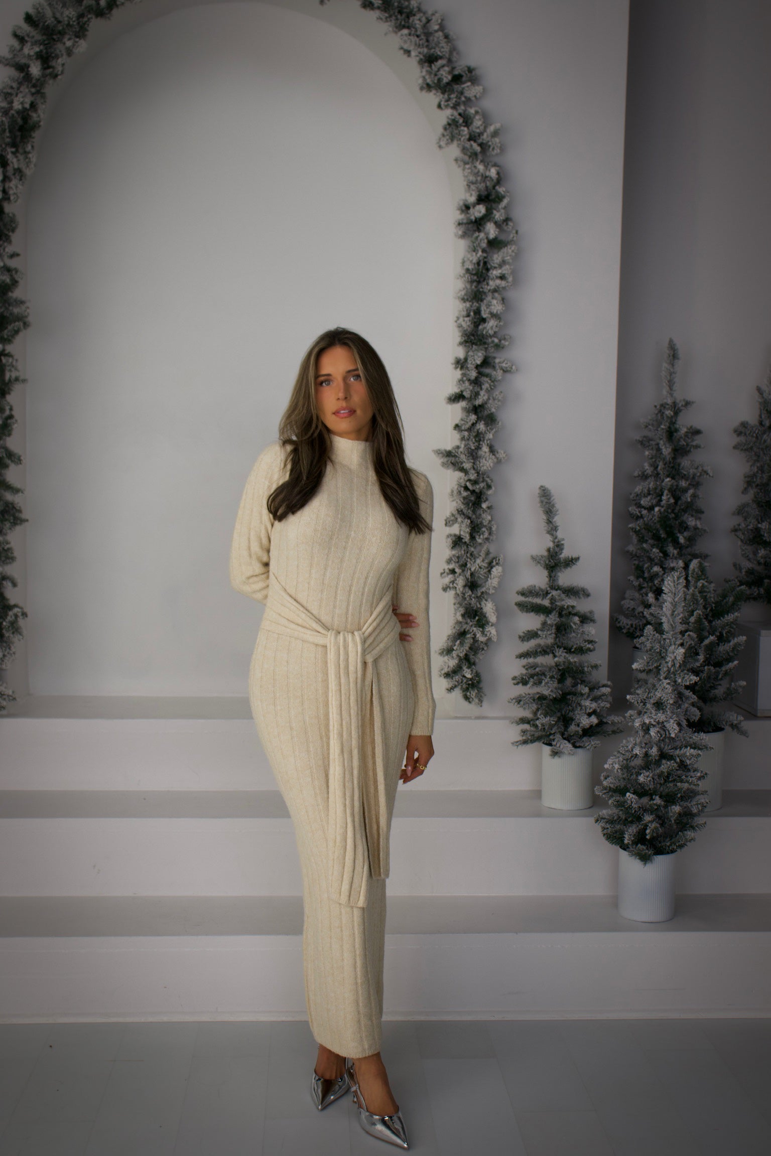 Noella Long Sleeve Sweater Dress