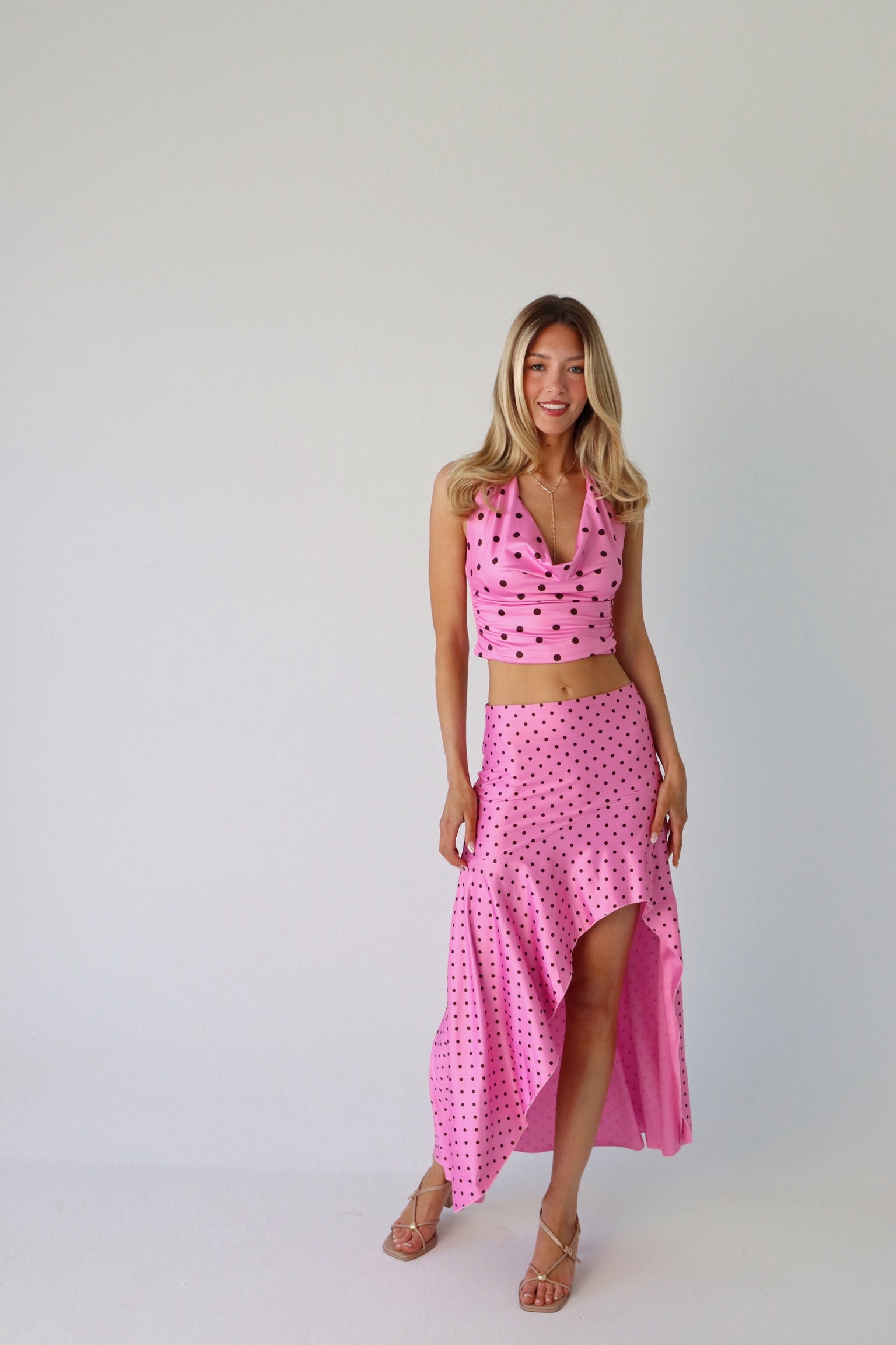 Melody Polka Dot Halter Top