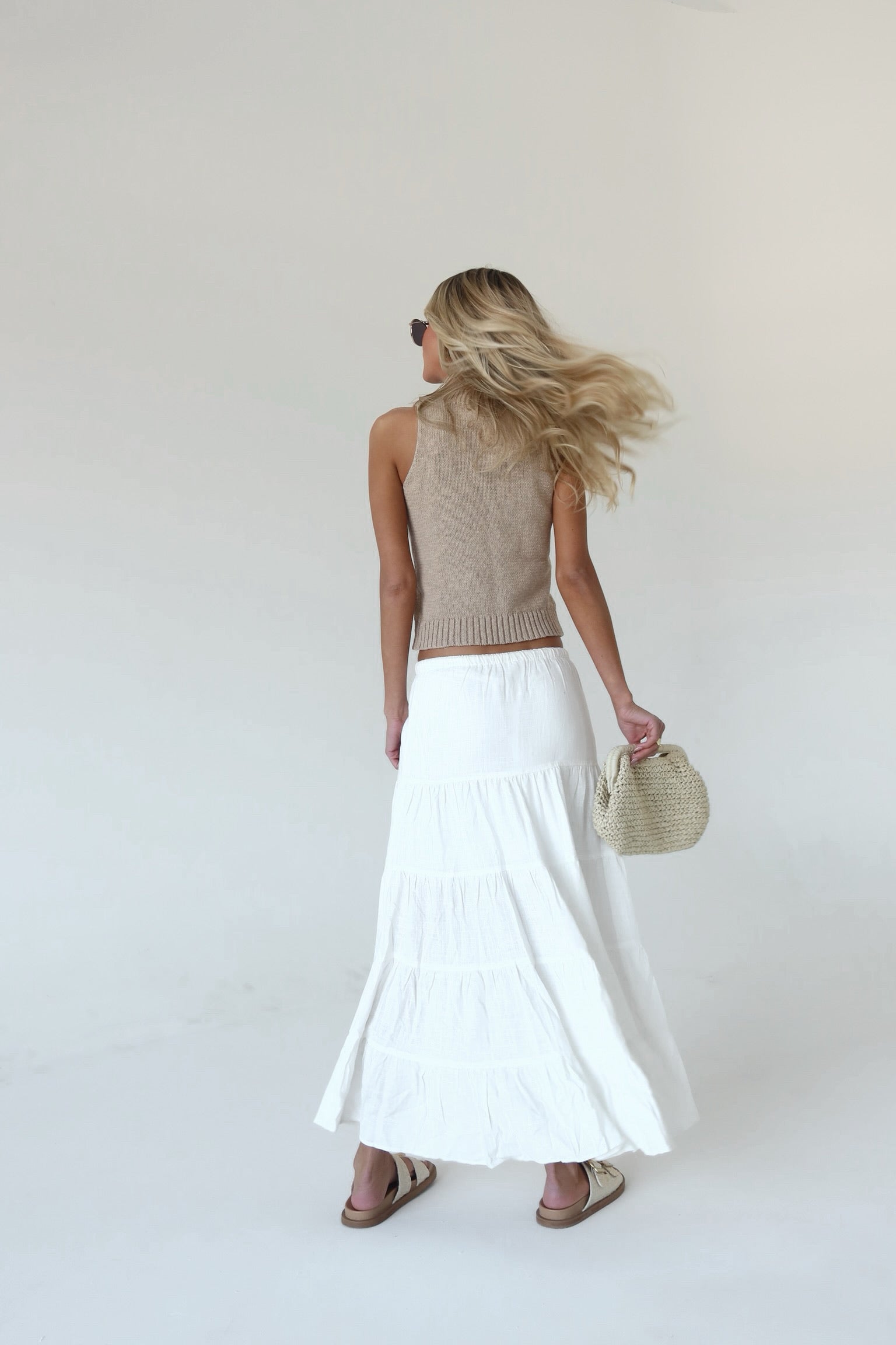 Zenna Ruffle Tiered Maxi Skirt