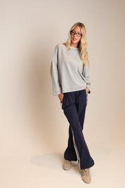 Blake Contrast Long Sleeve Top