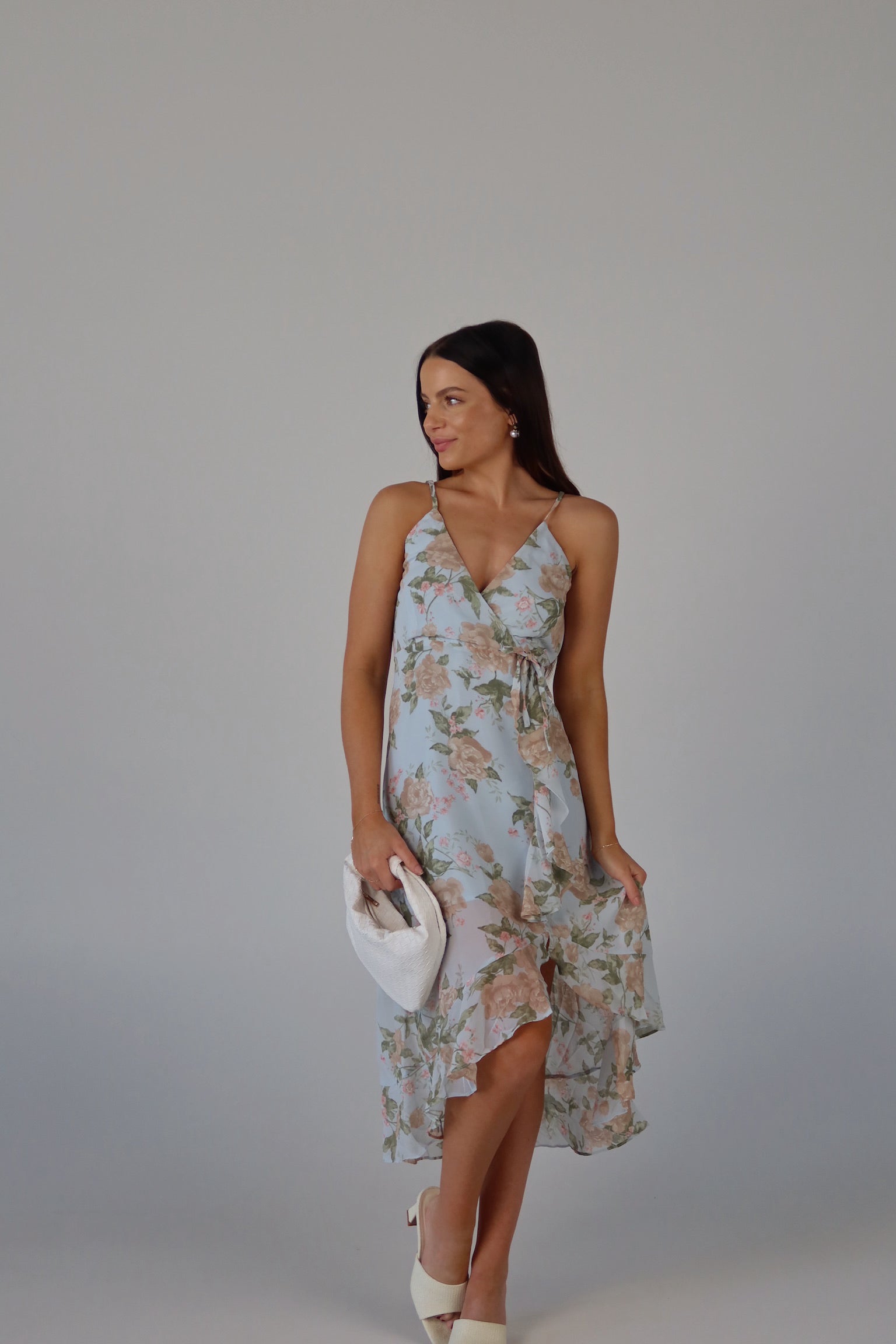 SALE :Celina Floral Midi Dress