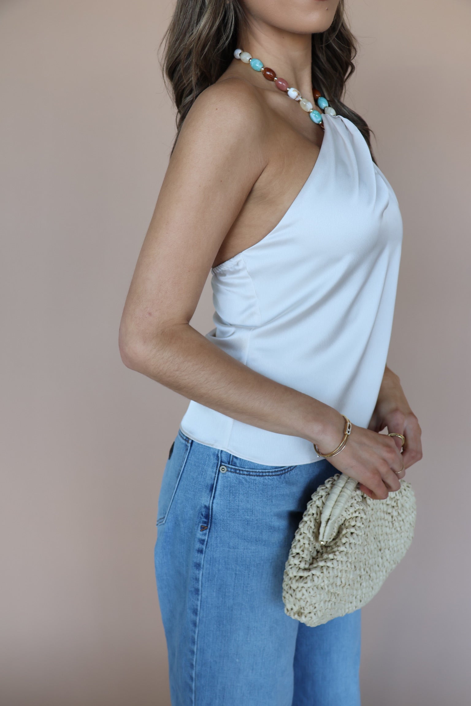 Aleah Embellished Halter Top