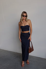 Justyn Denim Maxi Skirt