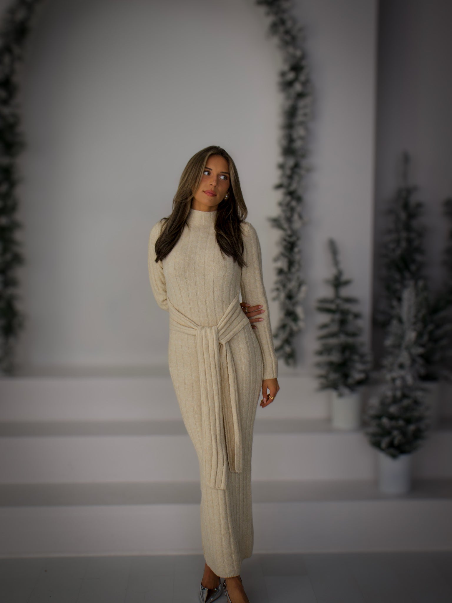 Noella Long Sleeve Sweater Dress