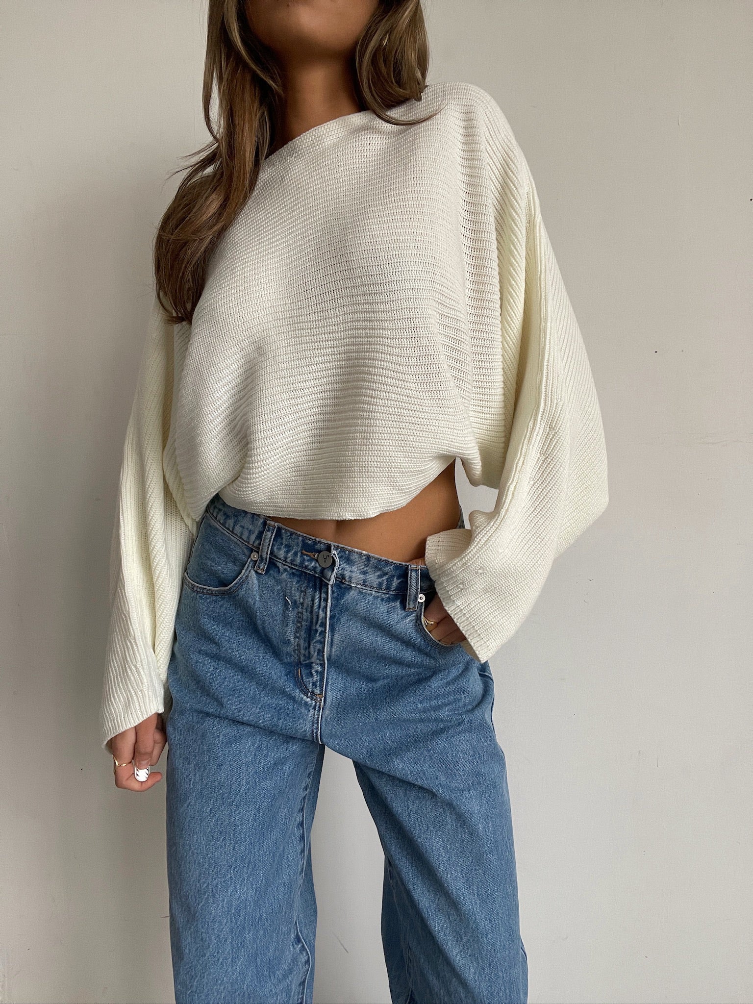 Kae Open Back Knit Sweater